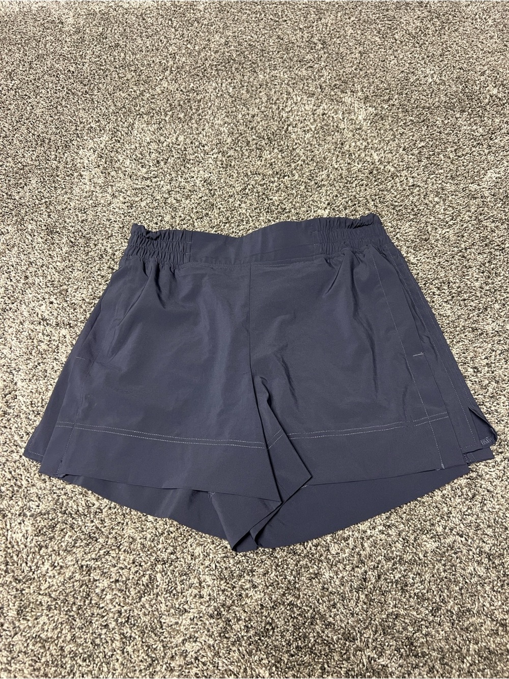 Te Verde Gray Athletic Shorts Large Elastic Waist 4” inseam